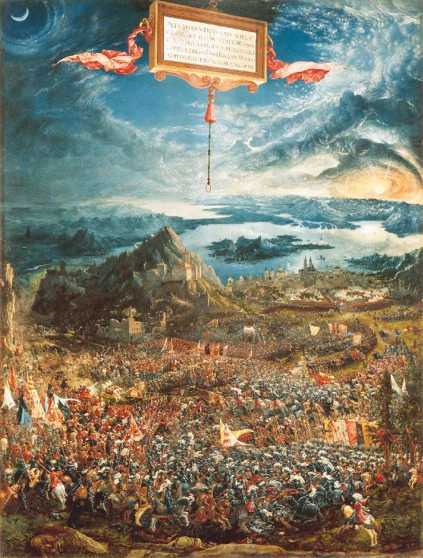 Albrecht Altdorfer Battle of Alexander at Issus china oil painting image